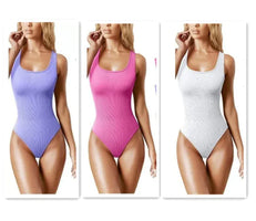 Women's U-neck Sleeveless Vest Tight Jumpsuit